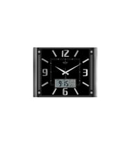 711-s Premium Kabartma Rakam Dijital Duvar Saati Siyah Fma00418