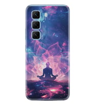 Infinix Hot 50 Pro 4G - Hot 50 4G Kılıf Boutique Baskılı Resimli Meditasyon Pcode -010
