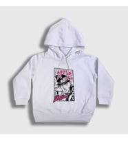 Presmono Unisex Çocuk Beyaz Jotaro Kujo Anime Jojo Kapüşonlu Sweatshirt 321862tt
