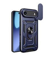 iPhone 17 Air Pars Lens Yüzüklü Silikon - Lacivert