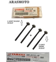 Nmax 125 - 150 Subap Takımı 4 Adet Orjinal (Emme ve Egzoz 4 Sibop ) -ARASMOTO (Siyah)