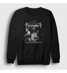 Presmono Unisex Siyah Scrapes From The Past Psychonaut 4 Sweatshirt 455867tt