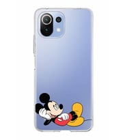 Xiaomi Mi 11 Lite Uyumlu Kapak Mickey Mouse Tasarımlı Şeffaf Silikon Kılıf