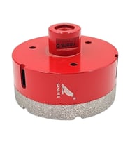 Fixonic Spars SPA54149 90mm M14 Elmas Mermer Granit Delme Panç (Kırmızı)
