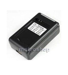 SAMSUNG CORBY S3650 F408 S5630 W559 ŞARJ CİHAZI (Siyah)