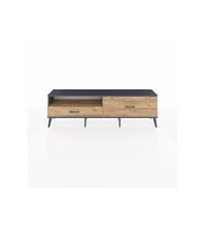 Arges TV Ünitesi Tek Raflı 2 Çekmeceli  176x30x51 Antrasit-Çam