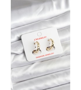 14K Gold Renk Kaplama CM Kadın Küpe - TJ-BKP11404