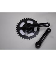 BMX BİSİKLET 36 T AYNAKOL KÖŞELİ MODEL SİYAH RENK BMX ORTA DİŞLİ
