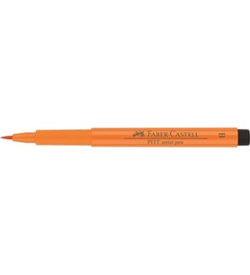 Faber Castell Pitt Artist Pen Çizim Kalemi Fırça Uçlu 113***Orange Glaze (Parlak Turuncu) 