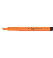 Faber Castell Pitt Artist Pen Çizim Kalemi Fırça Uçlu 113***Orange Glaze (Parlak Turuncu) 