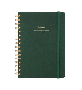 VICTORIA'S JOURNALS 1601 CANVAS SERT KAPAK A5 100gr.160 SYF. ÇİZGİLİ DEFTER YEŞİL
