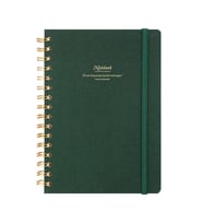VICTORIA'S JOURNALS 1601 CANVAS SERT KAPAK A5 100gr.160 SYF. ÇİZGİLİ DEFTER YEŞİL