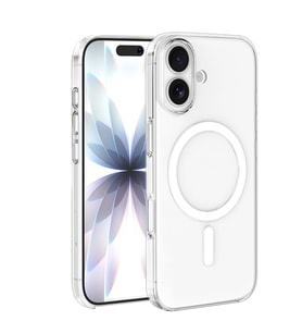Apple iPhone 16 Plus Kılıf IC Çipli Zore Wireless Şarj Özellikli Şeffaf Orjin Kapak