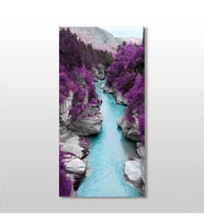 Erguvan Vadi Kanvas Tablo 120x180cm (Karışık)
