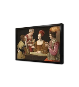 Georges De La Tour Le Trecheur Çerçeveli Mdf Tablo
