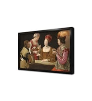 Georges De La Tour Le Trecheur Çerçeveli Mdf Tablo