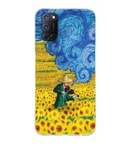 Oppo A52/A72/A92 Uyumlu Vincent Van Gogh Tasarımlı Şeffaf Telefon Kılıfı