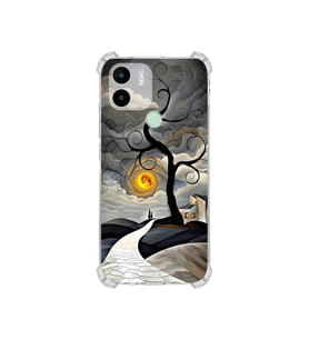 PrintiFy Xiaomi Redmi A2plus ile Uyumlu Simya Serisi Sarmal Yolculuk Tasarımlı Uv Baskılı Köşe Korumalı Antişok Kılıf