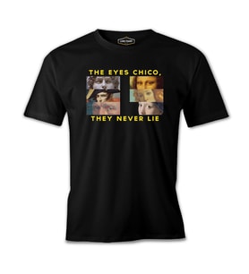 The Eyes Never Lie Siyah Erkek Tshirt