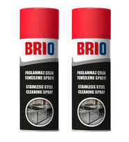 Brio Paslanmaz Çelik Temizleme Spreyi 2'li 400 Ml