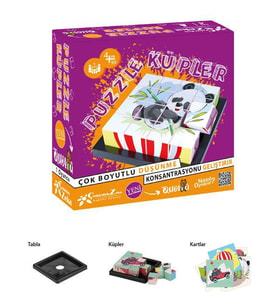 Çekirdek Zeka Puzzle Küpler
