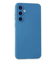 Galaxy S24 Kılıf Nano içi Kadife Silikon - Mavi