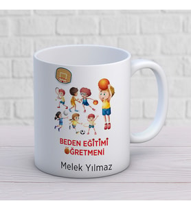Kişiye Özel Meslek Beden Eğitimi Öğretmeni  Hediyelik Kupa Bardak 1 Adet