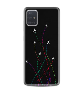 Samsung a71 A72 A73 A7 A9 2018 C7 C9 Kılıf Desenli Silikon Line Planet 1736