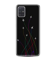 Samsung a71 A72 A73 A7 A9 2018 C7 C9 Kılıf Desenli Silikon Line Planet 1736