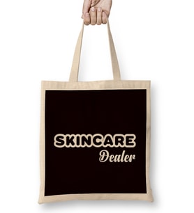 Skincare Dealer Dermatologist Dermatology Skin Doctor Nurse Bez Çanta Uzun Saplı