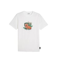 Puma Graphics Puma Spritz Tee Erkek Günlük Tişört 62541402 Beyaz