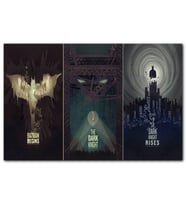 Cakatablo Batman Begins The Dark Knight Dark Rises Film Afiş Görseli