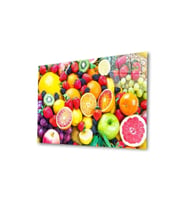 Miyrem Glasses Collection -A1^#  Meyveler Cam Tablo (Çok Renkli)