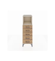 Kronos Dolap Tek Raflı 5 Çekmeceli 44x59x134 Aytaşı-Çam