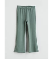 LCW ECO Yeşil Beli Lastikli Basic Kız Çocuk Tayt