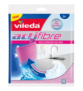 Vileda Actifibre Soft Universal New Soft Touch (Paket içi 2 Li)