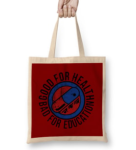 Bad for education Bez Çanta Uzun Saplı
