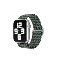 Apple Watch 38mm Kordon - Zigzag Yeşil-siyah