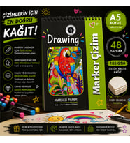DreamArt Galery Dreamart Galery Marker Çizim, A5 Boyut, Çizimdefteri