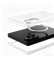 Galaxy Z Fold 8 Kamera Korumalı M-Safe Şarj Özellikli Şeffaf London Sert PC Kılıf