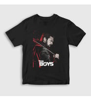 Presmono Unisex Çocuk Siyah Crowbar Billy Butcher The Boys T-Shirt 457972tt