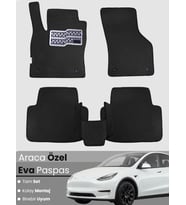Tesla Model Y (2019-2024) Uyumlu EVA Paspas Tam Set – Birebir Uyum,Araca Özel Tasarım,Su Geçirmez