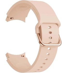 Lexroo Samsung Galaxy Watch 5 44mm Kordon Solid Silicone Band Pembe