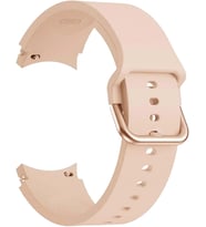 Lexroo Samsung Galaxy Watch 5 44mm Kordon Solid Silicone Band Pembe