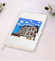 Safranbolu Tasarımlı Beyaz Defter