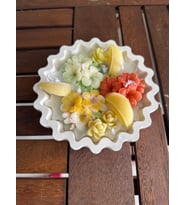 Limone ed Oliva - Limon & Çiçek Temalı El Yapımı Mum %100 Doğal Bal Mumu (Çok Renkli)