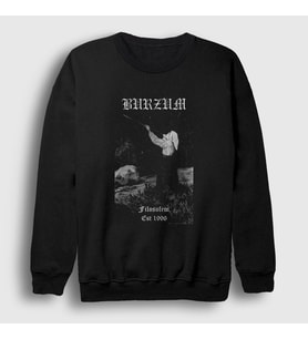 Presmono Unisex Siyah Filosofem Burzum Sweatshirt 379259tt