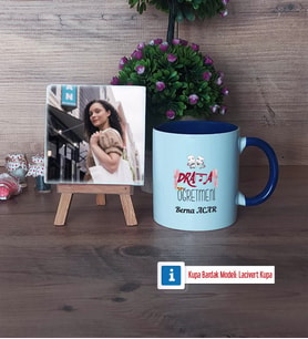 Drama Öğretmeni Fotoğraflı Dekoratif Taş, Kupa Bardak Beyaz Hediye Öğretmenler Günü Hediyesi (Model 3)