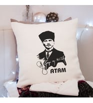 Atatürk ( Atam ) Tasarımlı Yastık