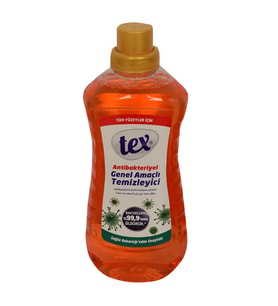 Tex Antibakteriyel Genel Amaçlı Temizleyici Tüm Yüzeyler İçin Turuncu 1.5 Lt